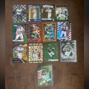 New York jets 13 card football lot
